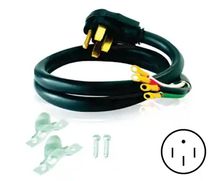 Supco src4-40-6 Range Power Cord 250V 40A 4 Wire 6 Ft