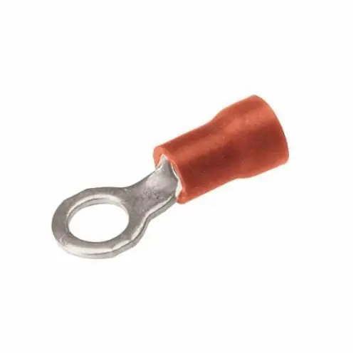 Burndy TP1610 VINYLUG Ring Terminal 22 - 16 AWG #8-#10 Stud
