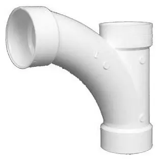 Charlotte Pipe PVC-501-3IN 3pcomb 3 Pvc-dwv Combination 45 deg Angle