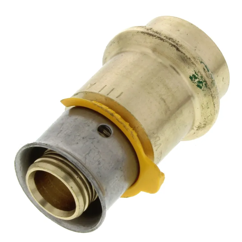 Viega 99620 PureFlow Zero Lead Bronze PEX Press ProPress Adapter with 1/2-Inch by 1/2-Inch Press x P, 10-Pack