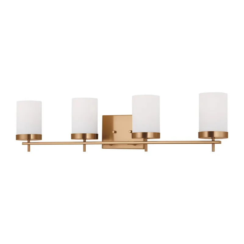 Seagull Lighting 4490304-848 Zire Four Light Bath 75w