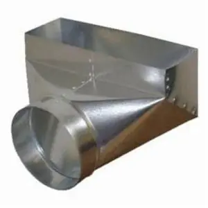 Snappy P13-606 Sheet Metal Register Boot 6 inches x 10 inches x 6 inches