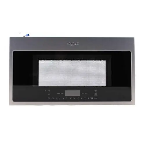 Whirlpool w11188093 Stainless Microwave Outer Door
