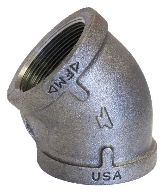 Asc Engineered Solutions 0310023809 Pipe Elbow 45