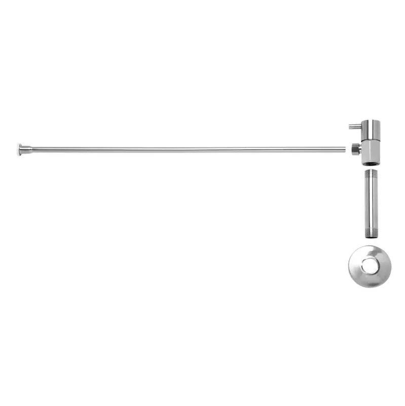 Mountain Plumbing MT5800L-NL/SB Toilet Supply Kit Contemporary Lever Handle Angle, Flat Head Riser