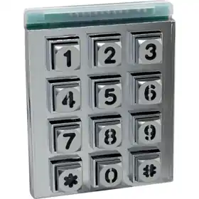 Doorking 1895-032 Keypad Lighted Yel/Green Str REPLACEMENT 1895-016
