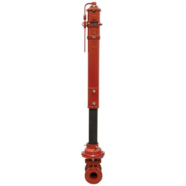 Nibco RG02985 NIP1AU Upright Adjustable Fire Protection Indicator Post, 16 to 36 Inch Size