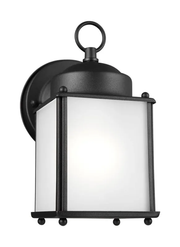 Seagull Lighting 8592001EN3-12 New Castle 1 Light 8 inch Tall Outdoor Wall Lantern