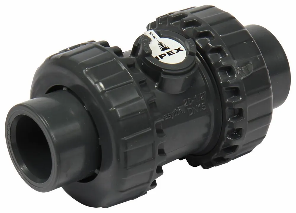 Ipex 052013 1/2 inches sxe true union ball check valve pvc epdm socket/thread easyfit xirtec-140