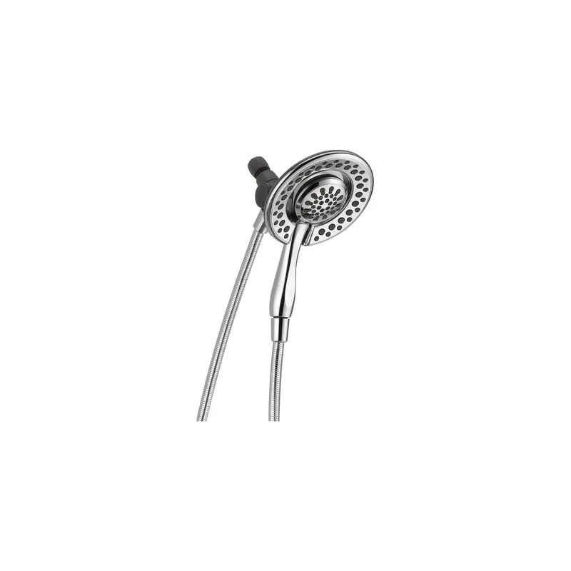 Delta Faucet 58465-PK In2ition 4-Spray Touch-Clean 2-in-1 Dual Hand Held Shower Head with Hose