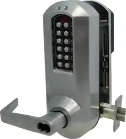 Dormakaba E5031BWL-626-41 E-Plex E5031 Electronic Push Button Lock with Key Override 100 Access Codes