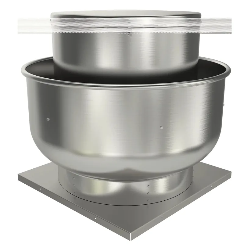 Fantech 49804 5bdu16 belt drive upblast, lmd (shell) 16 inches