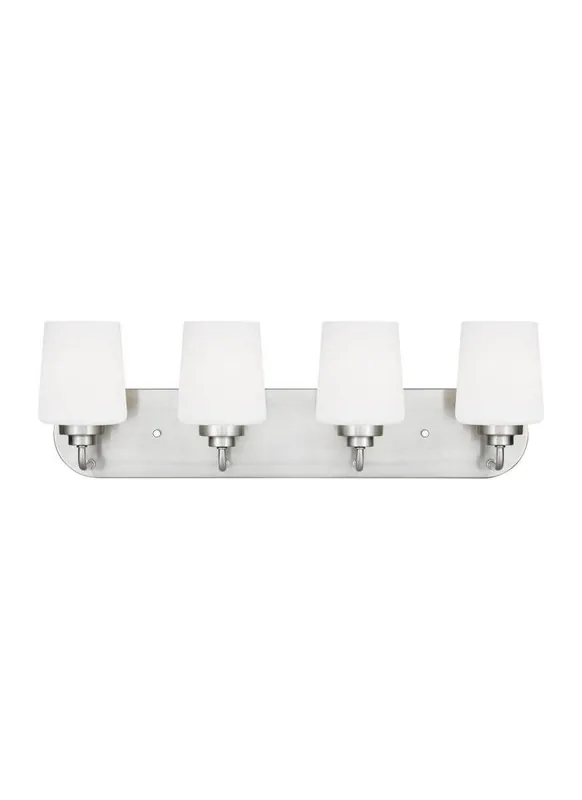 Seagull Lighting 4402804-962 Windom Four Light Wall / Bath 75w Max