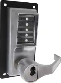 Dormakaba LRP1020B-26D-41 Simplex Exit Trim Pushbutton Lock w/ Lever Combination Entry SFIC Best
