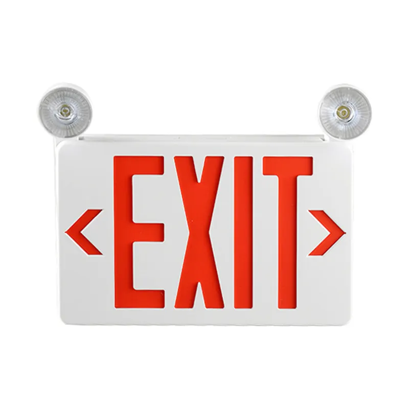Us Led ESEM-PC-UNVL-2-RC Slim Dual LED Exit Sign Combo 2W
