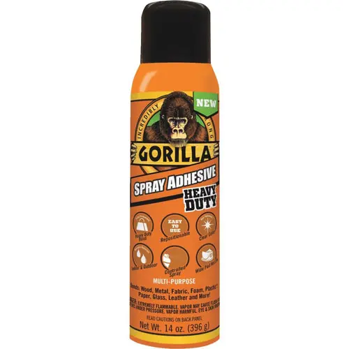 Gorilla Glue 37020088 Heavy-Duty Multi-Purpose Spray Adhesive 14 Oz.