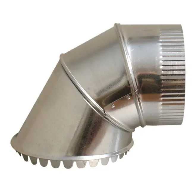 Snappy T7-6 Duct Round to Round Full Tabbed Takeoff, 6 inches Dia, Steel, Galvanized