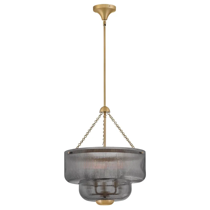 Hinkley Lighting 48573LCB-SM Adella 5 Light 19 inch Pendant Ceiling Light