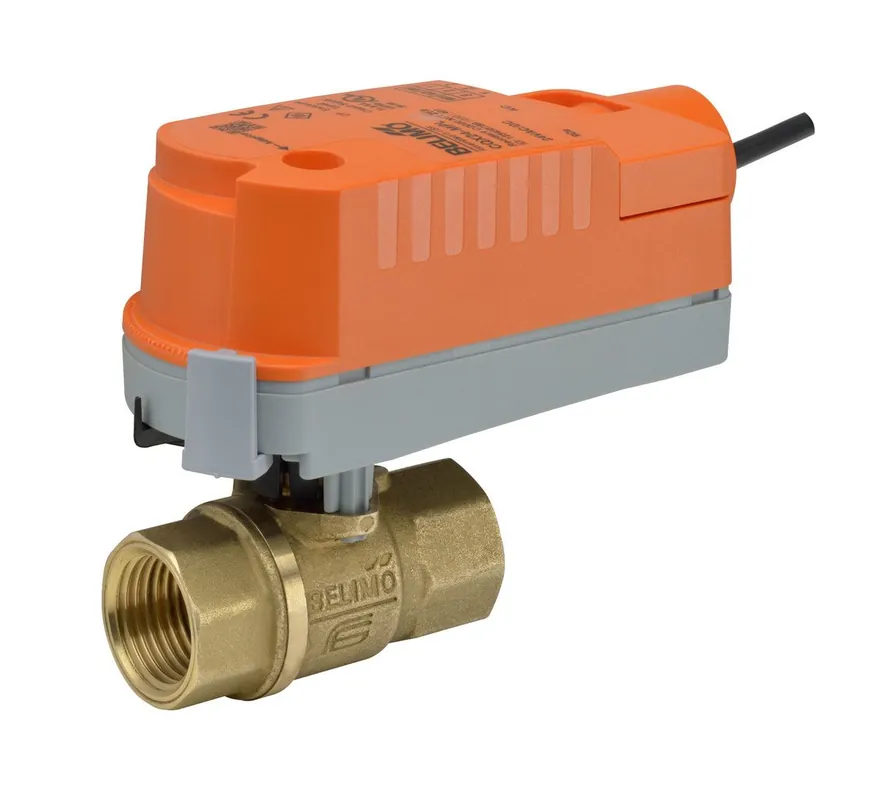 Belimo Z2075QS-K+CQKB24-SR-RL Zonetight Valve Assembly, 2 Way, 3/4 in.