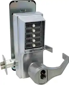Dormakaba LR1021R-26D-41 Pushbutton Lever Lock with Sargent Core Override