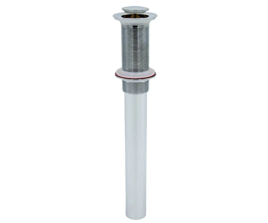 Mountain Plumbing MT742/PN EZ-Click Soft Touch Round Lavatory Drain without Overflow