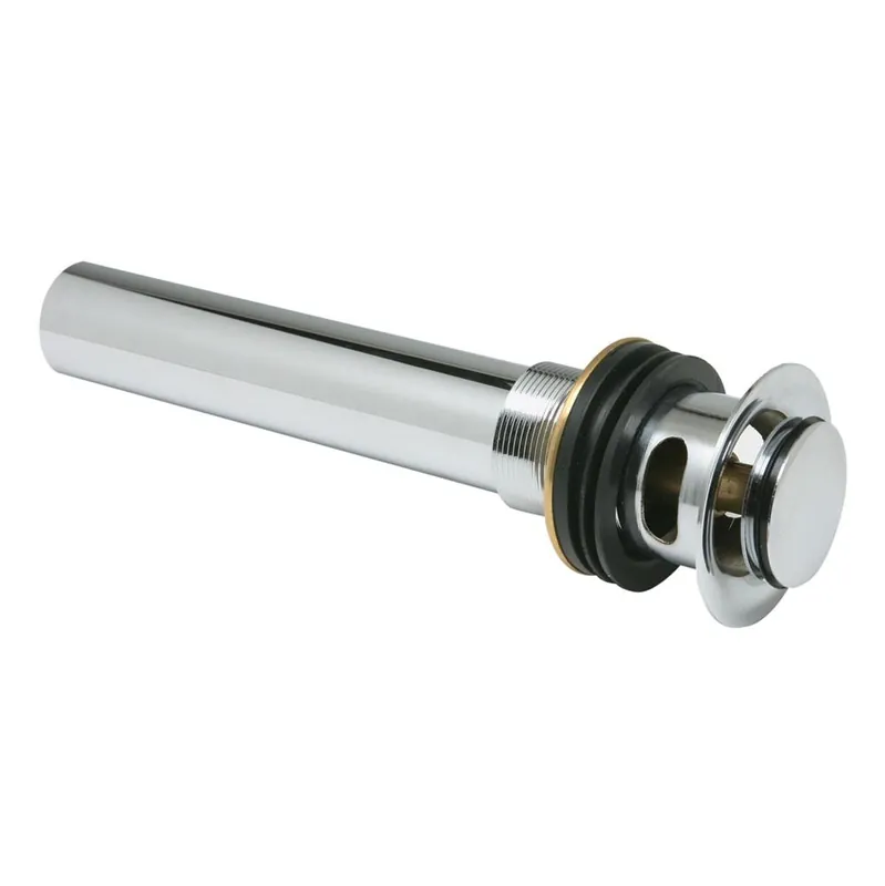 Mountain Plumbing MT741/TB ez-click Soft Touch Round Lavatory Drain with Overflow