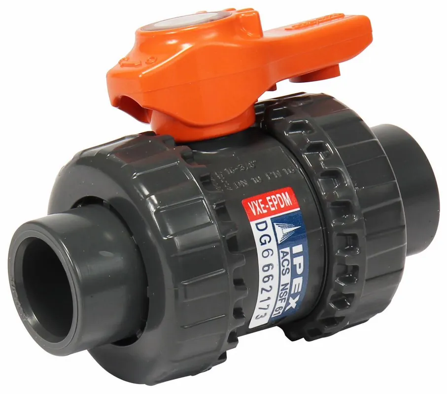 Ipex 353001 1/2 S/T EPDM True Union PVC Ball Valve