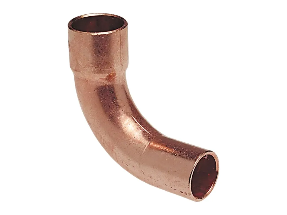 Nibco 9080900 Copper Elbow 2-1/2 inch x 2-1/2 inch 90-Degree 1/4 Bend Long Radius