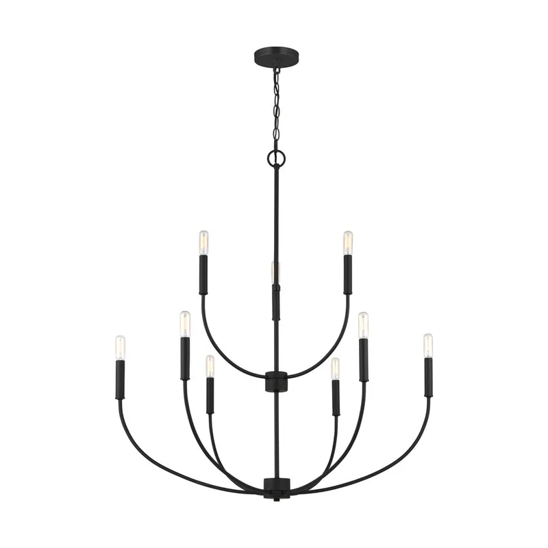 Seagull Lighting 3167109EN-112 Greenwich 9 Light 32 inch Chandelier