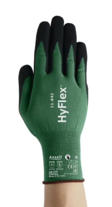 Ansell 11842060 HyFlex® Size 6 Gauge 15 Work Gloves