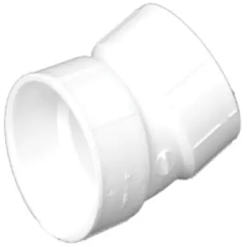 Charlotte Pipe PVC-324-1-1/2 Elbow 22-1/2 deg