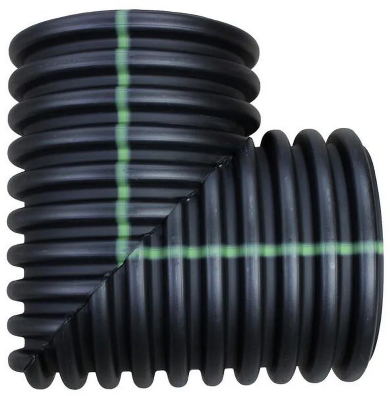 Ads 1598AN N-12 15 in. Plain End HDPE 90 Degree Elbow