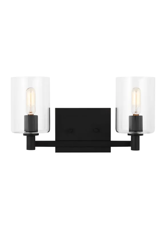Seagull Lighting 4464202-112 Fullton Two Light Wall / Bath 60-watt