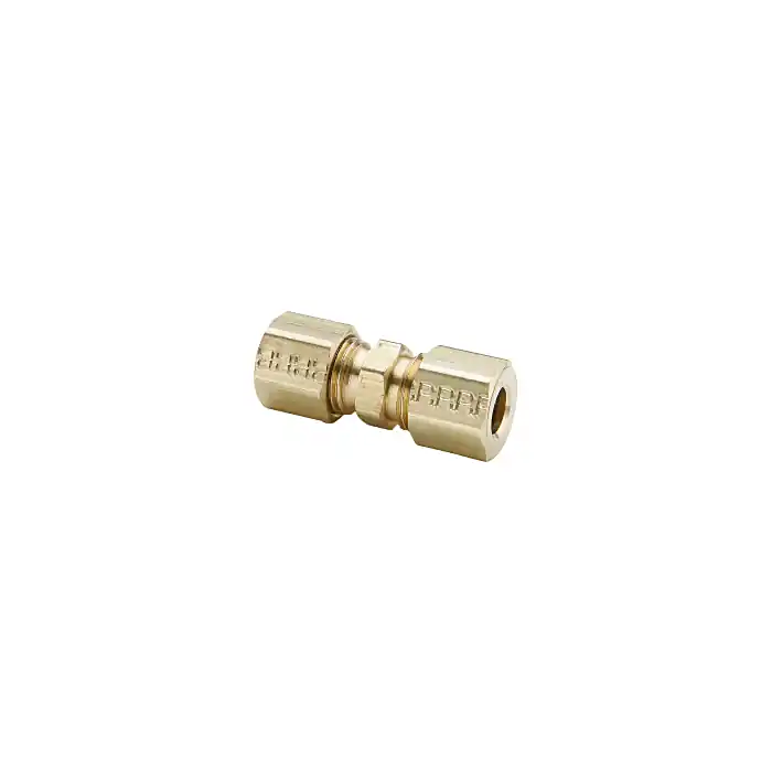 Holyoke Fittings 62-5 Brass 5/16 Straight Union Compression Fitting