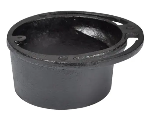 Jumbo Mfg 1910 Cast Iron 4-Way 3/4 inches Offset Closet Flanges