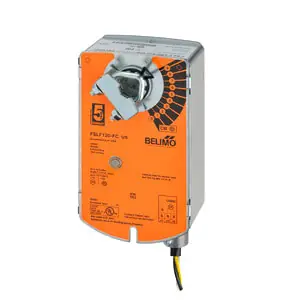 Belimo FSLF120-FC Spring Return On/Off, Fire & Smoke Actuator 120 VAC w/ Aux