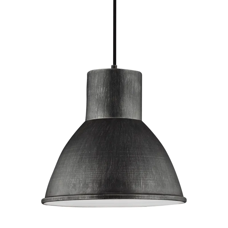 Seagull Lighting 6517401-846 Division Street One-Light Pendant 14 inches Height