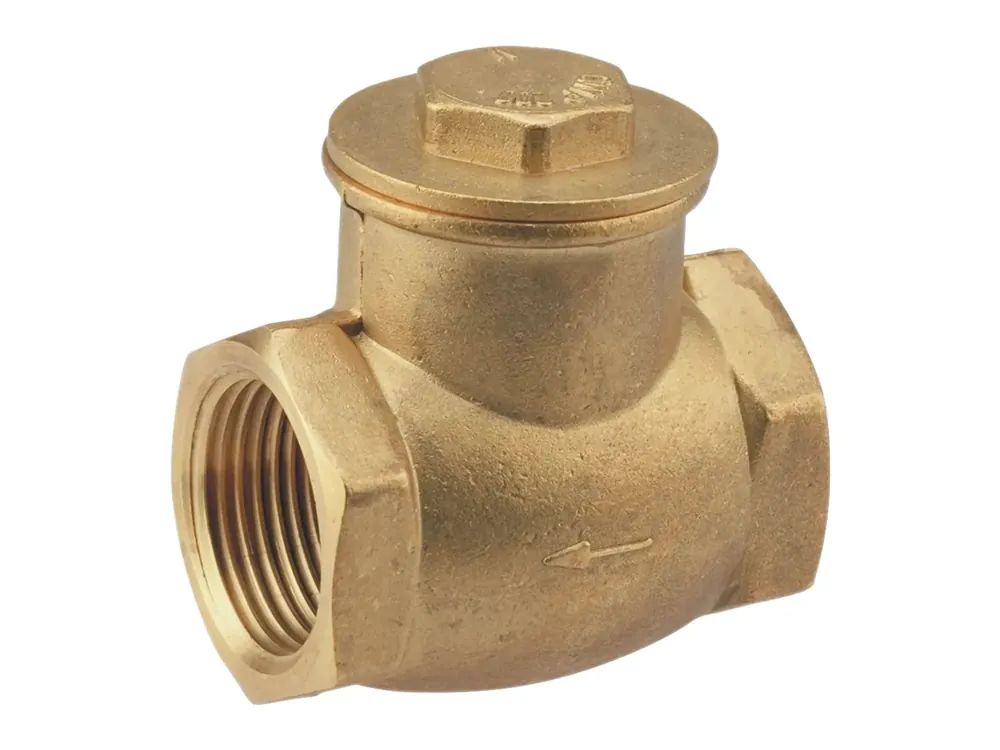 Nibco N00316B Ti-3 Check Valve - Brass, Swing, Threaded 1-1/4