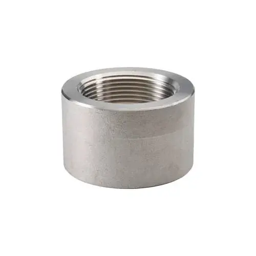 Merit Brass 411BH-32 Ss 304 Barstock Half Coupling 2 inches Npt Female X Plain