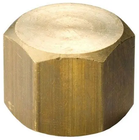 Merit Brass Nlbs116-04 br14caplf barstock 1/4in cap