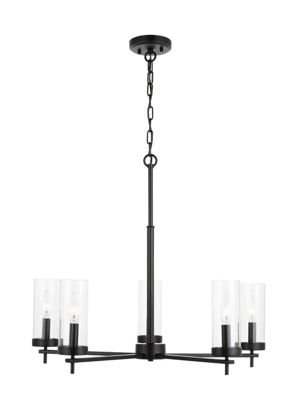 Seagull Lighting 3190305-112 Zire 5 Light 26 inch Chandelier