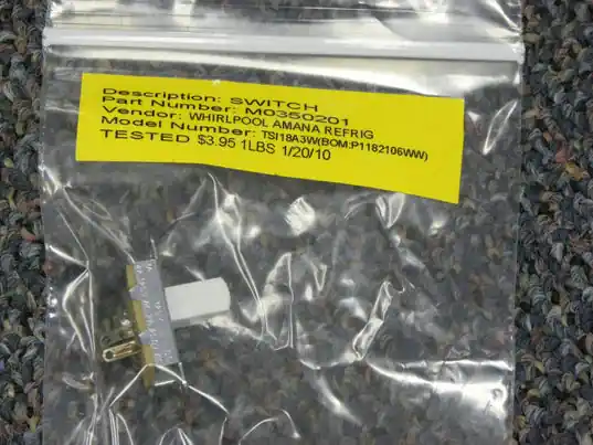 Whirlpool m0350201 Oem Switch Replacement