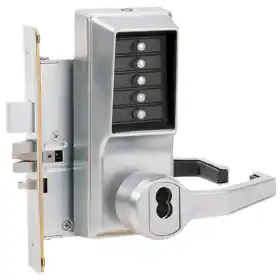Dormakaba L8148B-26D-41 Simplex Pushbutton Mortise Lock with Lever Best Core Override