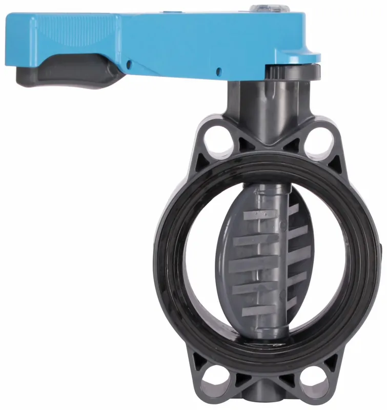 Ipex 053083 6 inches Fe Butterfly Valve Pvc/Pvc Epdm Fl Wafer Xirtec-140