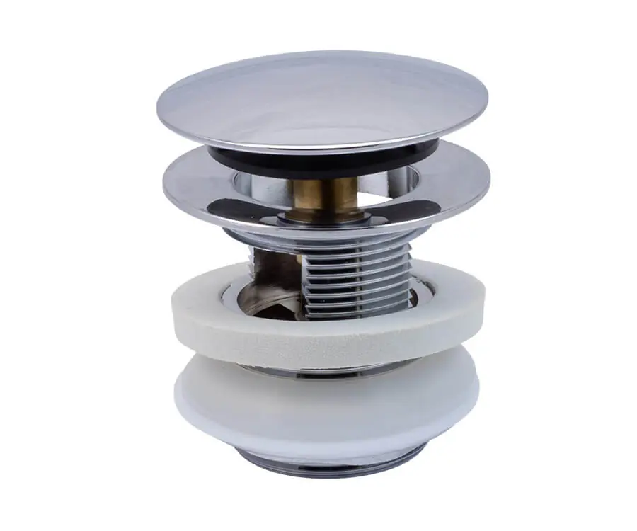 Mountain Plumbing BDWOF-ST/SG EZ-Click Bath Tub Drain with Overflow