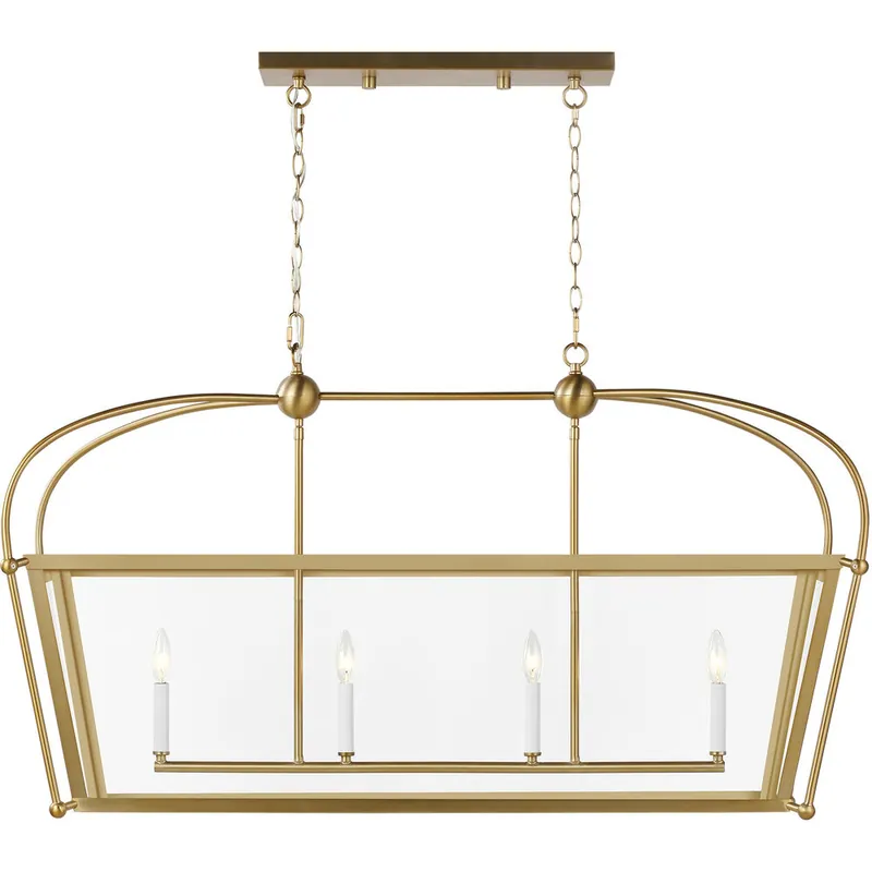 Seagull Lighting 6691004-848 C&M by Chapman & Myers Charleston 4 Light 17.5 inch Pendant