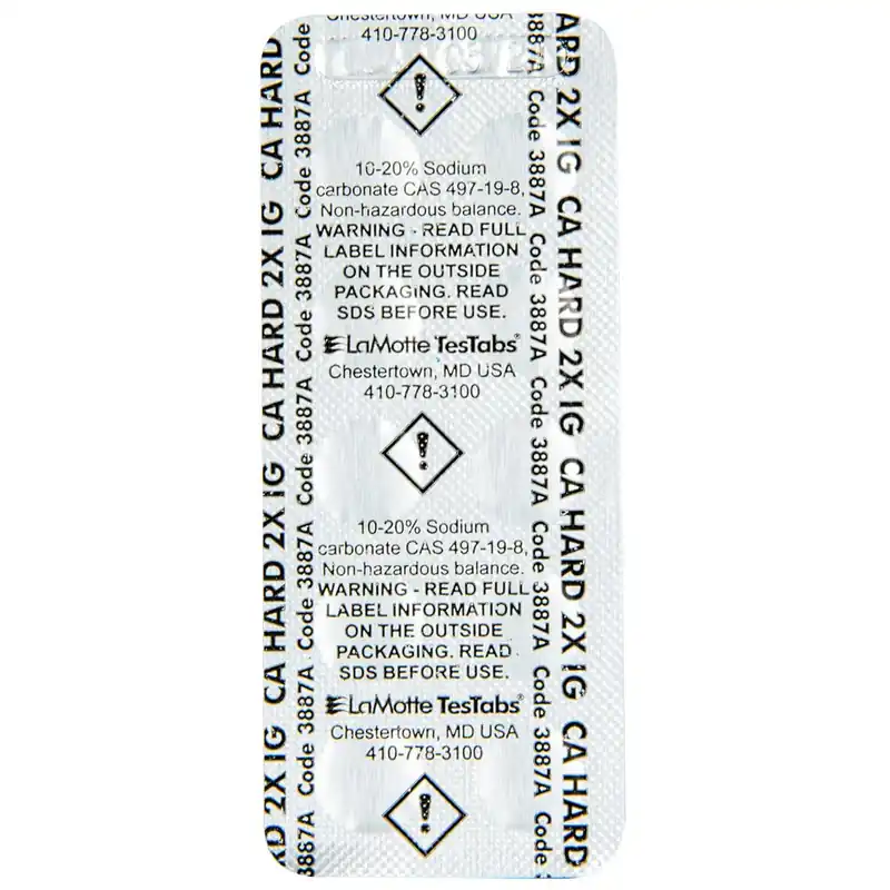 Lamotte 3887A-J Calcium Hardness TesTabs 100 Per Box