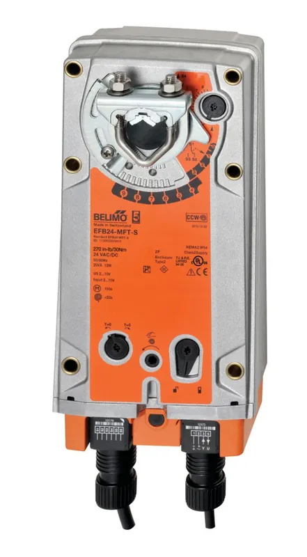 Belimo EFX24 Damper Actuator 270 in-lb Spring Return