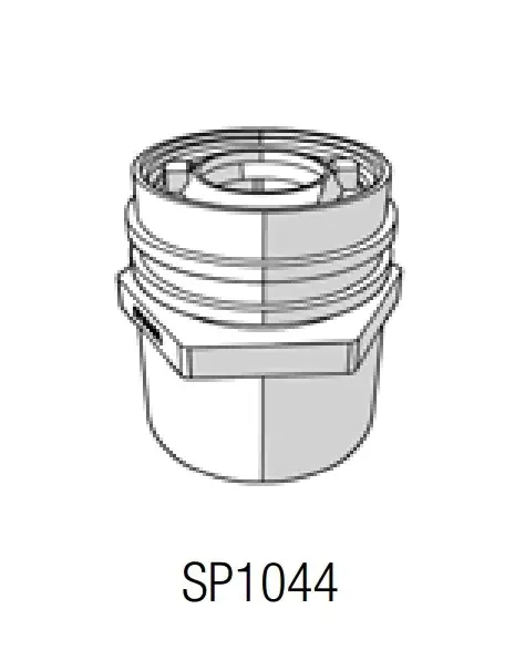 Hayward SP1044 1.5 inches Socket Return Concrete