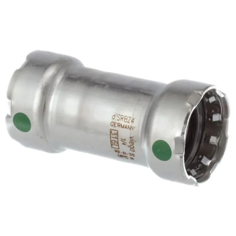 Viega 90320 MegaPress Slip Coupling 1 inches 316 stainless steel